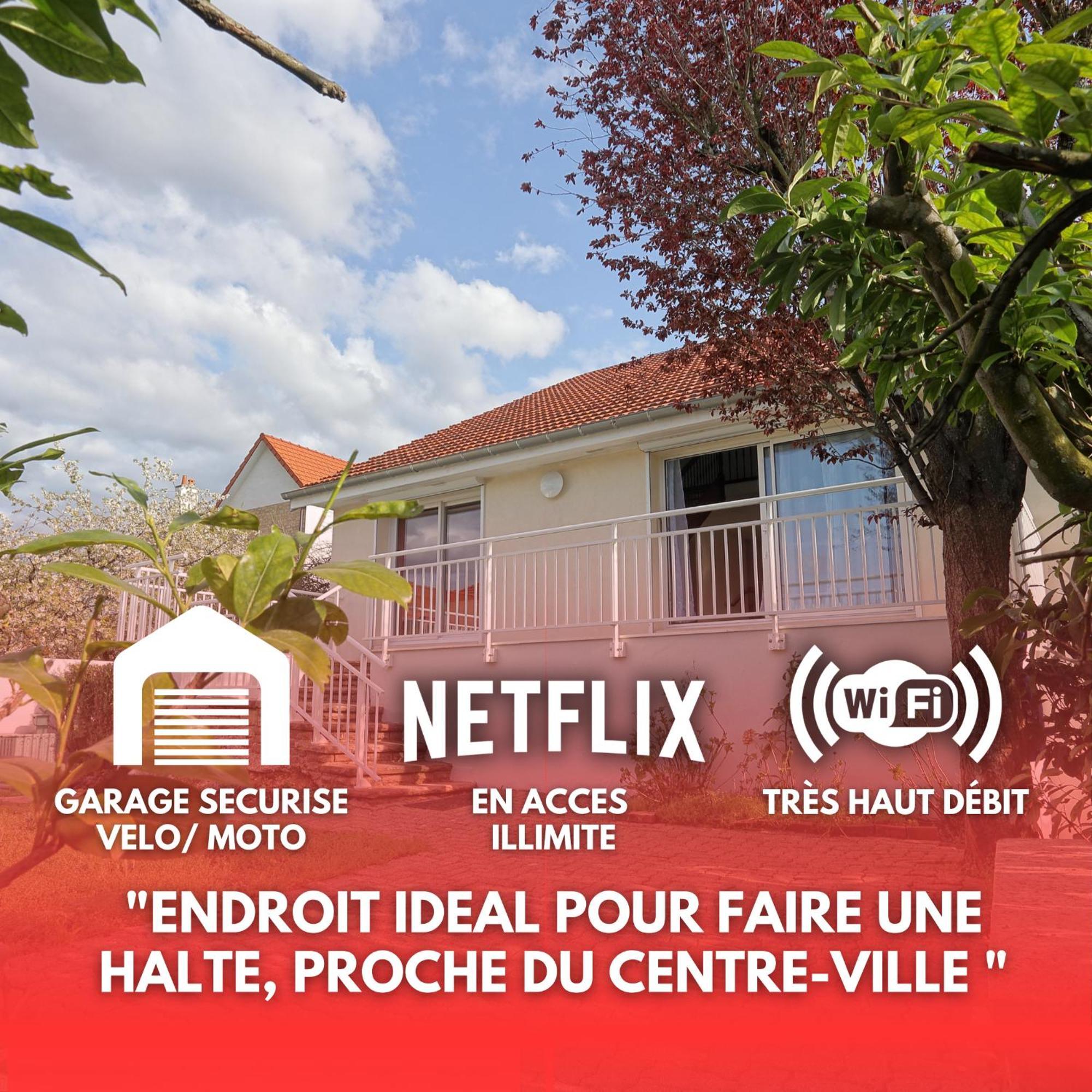 Proche Centre, Gare, Parc, Parking By Maison Bonhage Chaumont  Exterior photo